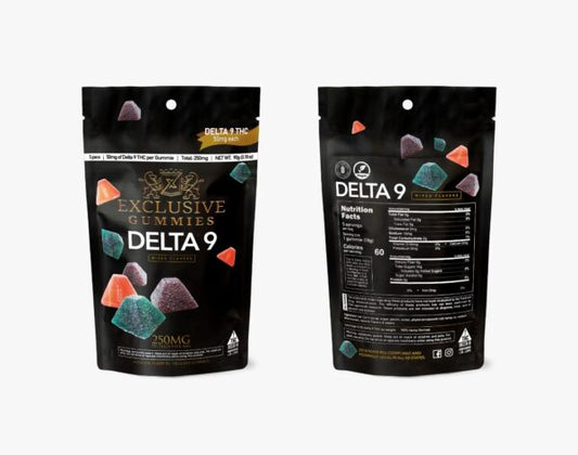 EXCLUSIVE GUMMIES 50MG DELTA 9 PYRAMIDS - ASSORTED FLAVORS