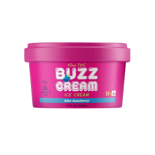 BUZZ CREAM 10MG ICE CREAM - BLUE BUZZBERRY